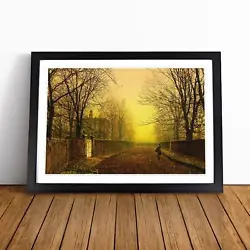 Buy John Atkinson Grimshaw Golden Autumn Wall Art Print Framed Canvas Picture Poster • 24.95£