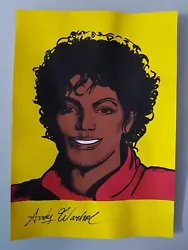 Buy Andy Warhol Hand Signed. 'michael Jackson'. Watercolor On Paper. Pop Art • 24.90£
