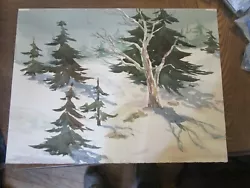 Buy Original Watercolors By Peg Humphreys, Cherry Blossoms & Tahoe Trees 22  X16   • 119.90£
