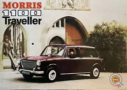 Buy Morris 1100 Traveller Rare Vintage A1 Car Poster • 23.99£