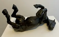 Buy 🔘 Keza Rudge Ltd Ed. Bronze Resin ‘Rolling Horse’ Sculpture (See Details) • 175£