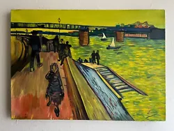 Buy Vincent Van Gogh (Handmade) Oil Painting On Canvas Signed & Stamped • 748.12£
