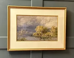 Buy Signed Framed Watercolour Painting By A W Weedon Dated 1874 • 367£