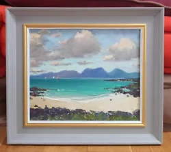 Buy Isle Of Skye, Colonsay Beach, Scotland, Oil Painting • 350£