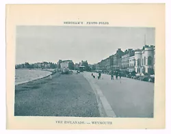 Buy Weymouth The Esplanade Dorset Antique Print Picture 1900 BPF#1719 • 2.99£