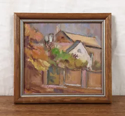 Buy OId Cityscape, Old Houses Painting, Cityscape Art, Original Oil Painting • 104.56£