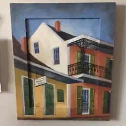 Buy New Orleans French Quarter 2012 Oil Painting By Local Artist • 165.37£