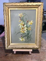 Buy Botanical Study Oil Painting - Daffodils C. 1897 • 175£