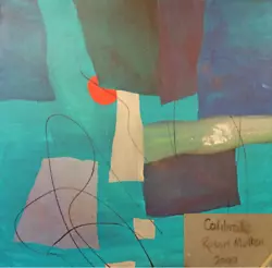 Buy Robin Mullen Original Abstract Art Entitled Calibrate - Signed By The Artist • 150£