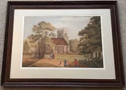 Buy Artist John Sinclair 1885 Large Framed Watercolour On The Way To Church • 40£