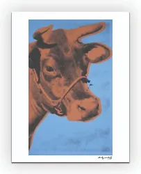 Buy Andy Warhol - Cow - Limited Lithograph Art Painting Print #1 • 100£