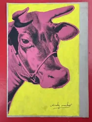 Buy Andy Warhol (Handmade) Drawing - Painting Inks On Old Paper Signed & Stamped • 104.82£