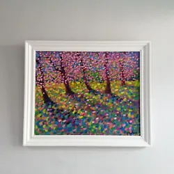 Buy Paul Stephens Cherry Blossom Oil On Board Painting • 380£
