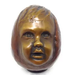 Buy Artist Kathy Anderson Limited Edition LITTLE BOY BLUE Bronze Egg Bust 4/50 1999 • 33.42£