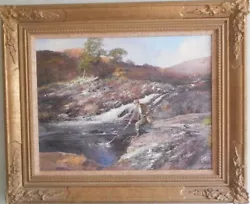 Buy Original Clive Madgwick Oil Painting - Listed Artist -Salmon Fishing • 525£