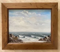Buy Vintage Original Oil Painting Of Seascape • 28£