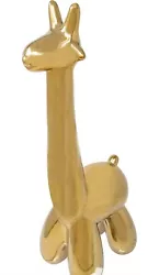 Buy Gold Giraffe Shiny Ceramic Sculpture** Brand New** • 24.93£