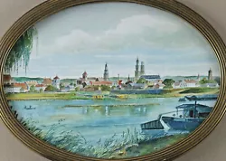 Buy Clearance Sale To Collect Transfer Watercolour German City Rhine • 181.10£