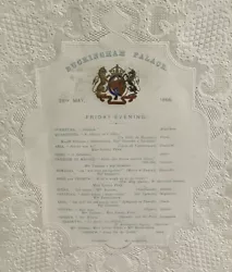 Buy Antique BRITISH ROYAL Buckingham Palace Concert Guide May 1866 VICTORIAN ERA • 45£