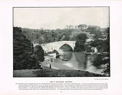 Buy Brig O Balgownie River Don Aberdeen Scotland Antique Picture Print C1900 PS#179 • 5.99£