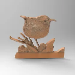 Buy 3D Printable Bird Art Sculpture Flat Back Statue STL Files For CNC Router • 2.32£