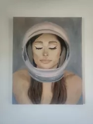 Buy Ariana Grande: Space Women - Paintings On Canvas Original - Size: 35 Cm / 45 Cm  • 80£