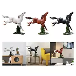 Buy Nordic Simple Horse Statues Sculptures Collection Resin Crafts Figurines Art • 29.23£