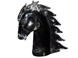 Buy Murano Glass Stallion Horse Head Large 10  Tall Solid Piece Weighs Over 8 Lbs • 273.10£