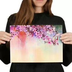 Buy A4 - Cherry Blossom Painting Art Japan Pretty Poster 29.7X21cm280gsm #24408 • 4.99£