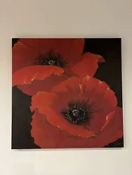 Buy Angie Thomas Red Hot Poppies Paintings X2 • 180£