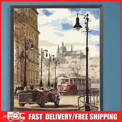 Buy Paint By Numbers Kit On Canvas DIY Oil Art UK London Picture Home Decor 40x50cm • 7.52£