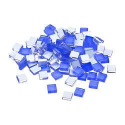 Buy 110pcs Mosaic Tiles, Micro Glass Tiny Mini Mosaic Tile DIY Hobbies Blue • 7.72£