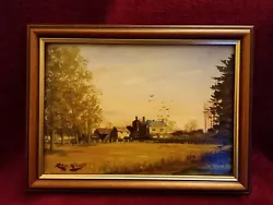 Buy Original Oil Painting By Roy Kraty OBE Hill Top Farm Wetherby • 95£