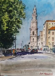Buy Watercolor Original Painting  11  X 15   Porto City, Portugal  NOT A PRINT • 264.60£