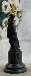 Buy Statue Sculpture Goddess Victory Art Deco Style Art Nouveau Style Solid Bronze • 159.28£