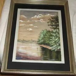 Buy Antique Signed Painting - Behind Glass In Wooden Frame - Painter Erica Schilling • 36.05£