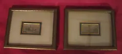 Buy Pair Of Framed Antique Miniature Watercolours • 45£
