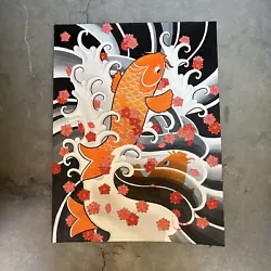 Buy Koi Fish Cherry Blossoms Original Painting By Rick Clark • 330.75£