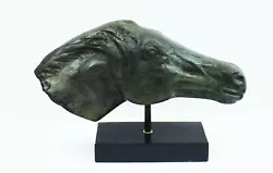 Buy Horse Head Bronze Sculpture - Ancient Greece - Museum Reproduction • 314.37£