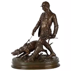 Buy  Valet De Limier” French Bronze Sculpture By Pierre Jules Mene, Circa 1879 • 7,814.66£
