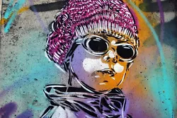 Buy A0  SUPER SIZE POSTER  PRINT -painting URBAN COOL KID BOY  GRAFFITI STREET  ART  • 38.99£