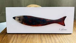 Buy Vintage Fish Sculpture Plaque Signed Man Cave Cornishware Studio Art • 9£