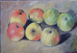 Buy Hand Painted Oil Painting After Paul Cezanne Painting Apples • 99.99£