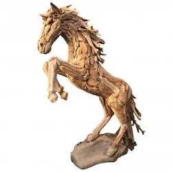Buy Makasi Horse Sculpture- 3 Meters Tall Made From Driftwood • 3,906£