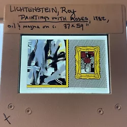 Buy Roy Lichtenstein “Paintings With Roses” 35mm Pop Art Modern Art Slide • 16.02£