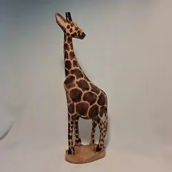 Buy 12 1/4  African Hand Carved Giraffe • 16.53£