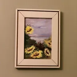Buy Swedish Modernist Oil On Panel Sunflower Heliotropism   By Inga Fuhrman • 40£