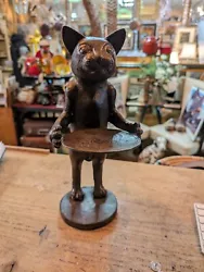 Buy Diego Giacometti Style Cat Buttler, Bronze Sculpture 36cms Hight • 260£