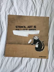 Buy Not Banksy Signed Cardboard Stencil Street Art • 170£