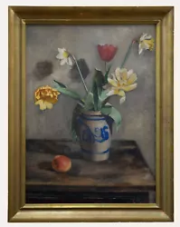 Buy Gustav Svensson (1893-1957) - Mid 20th Century Oil, Daffodils And Tulips • 300£
